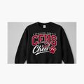 CFHS Cheer black crewneck sweatshirt
